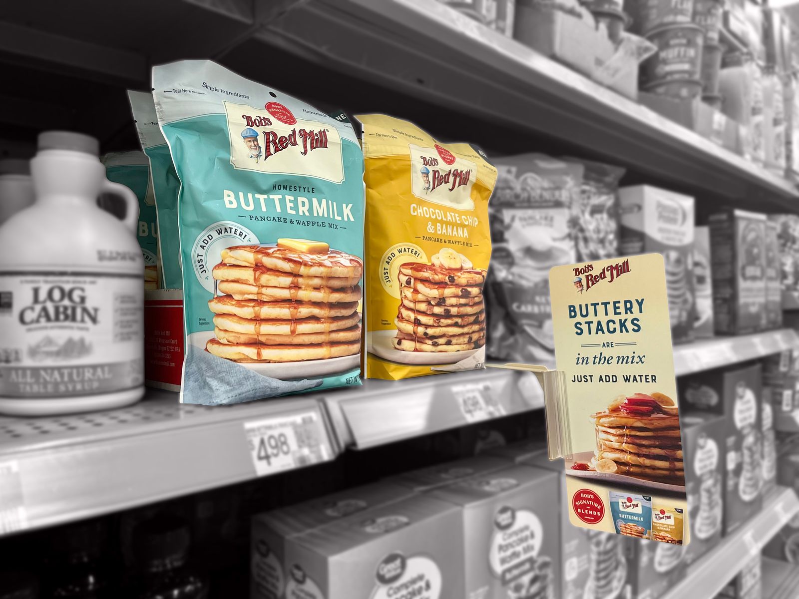 Bob's Red Mill in a Walmart store