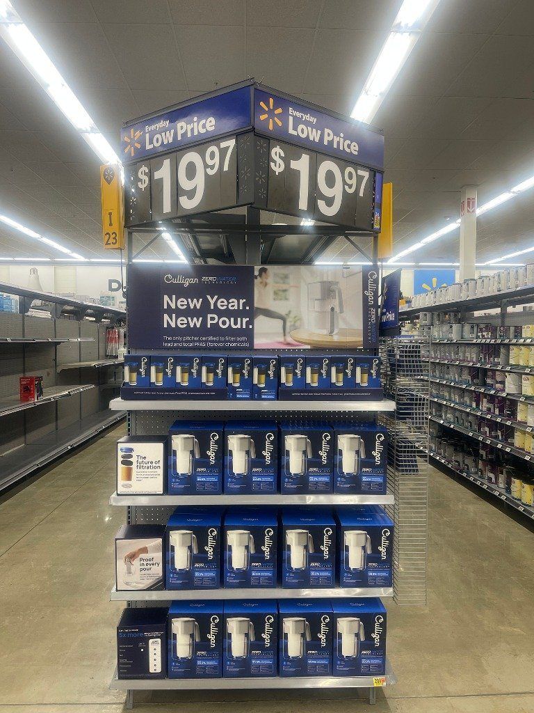 Culligan in a Walmart store