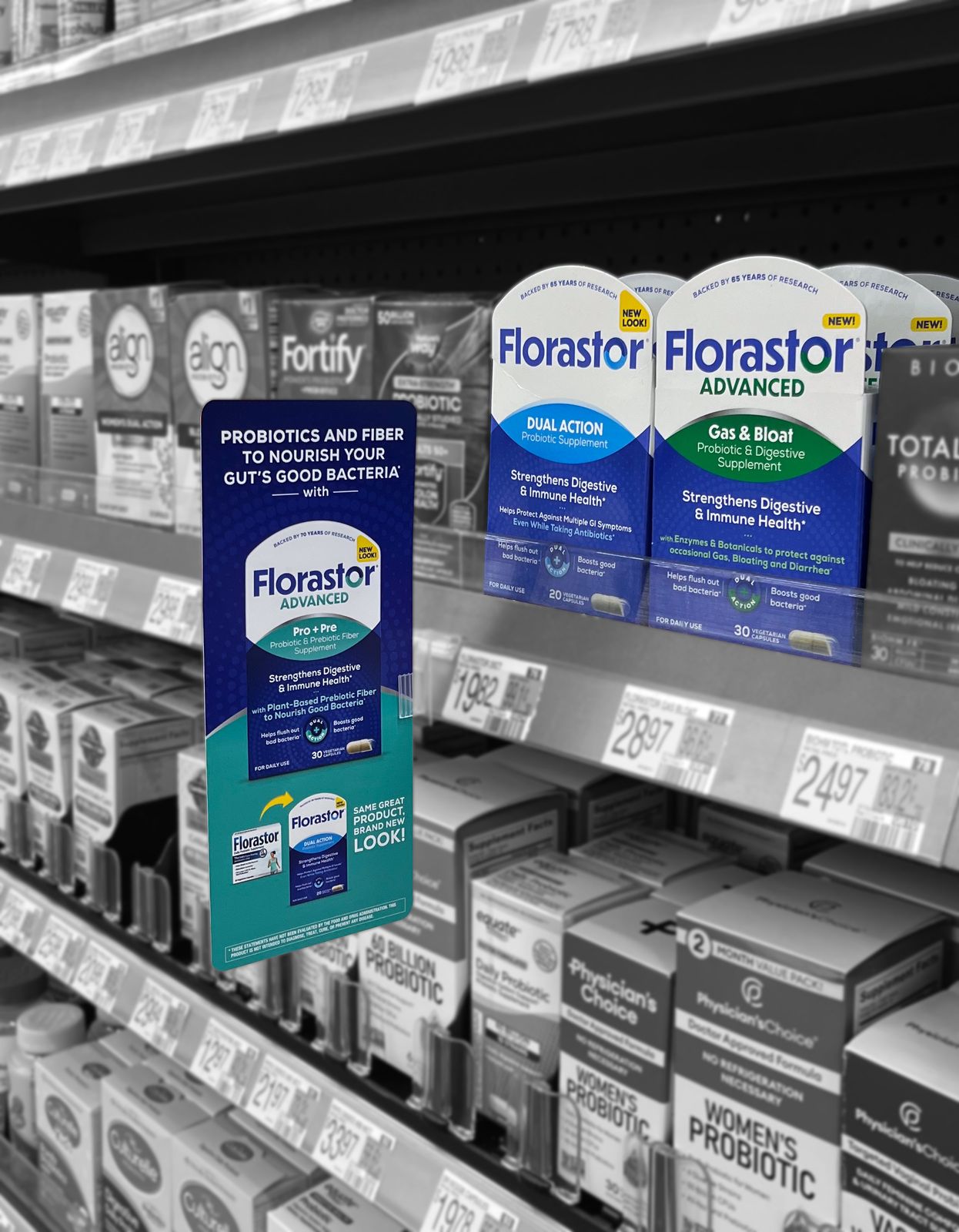 Florastor in a Walmart store