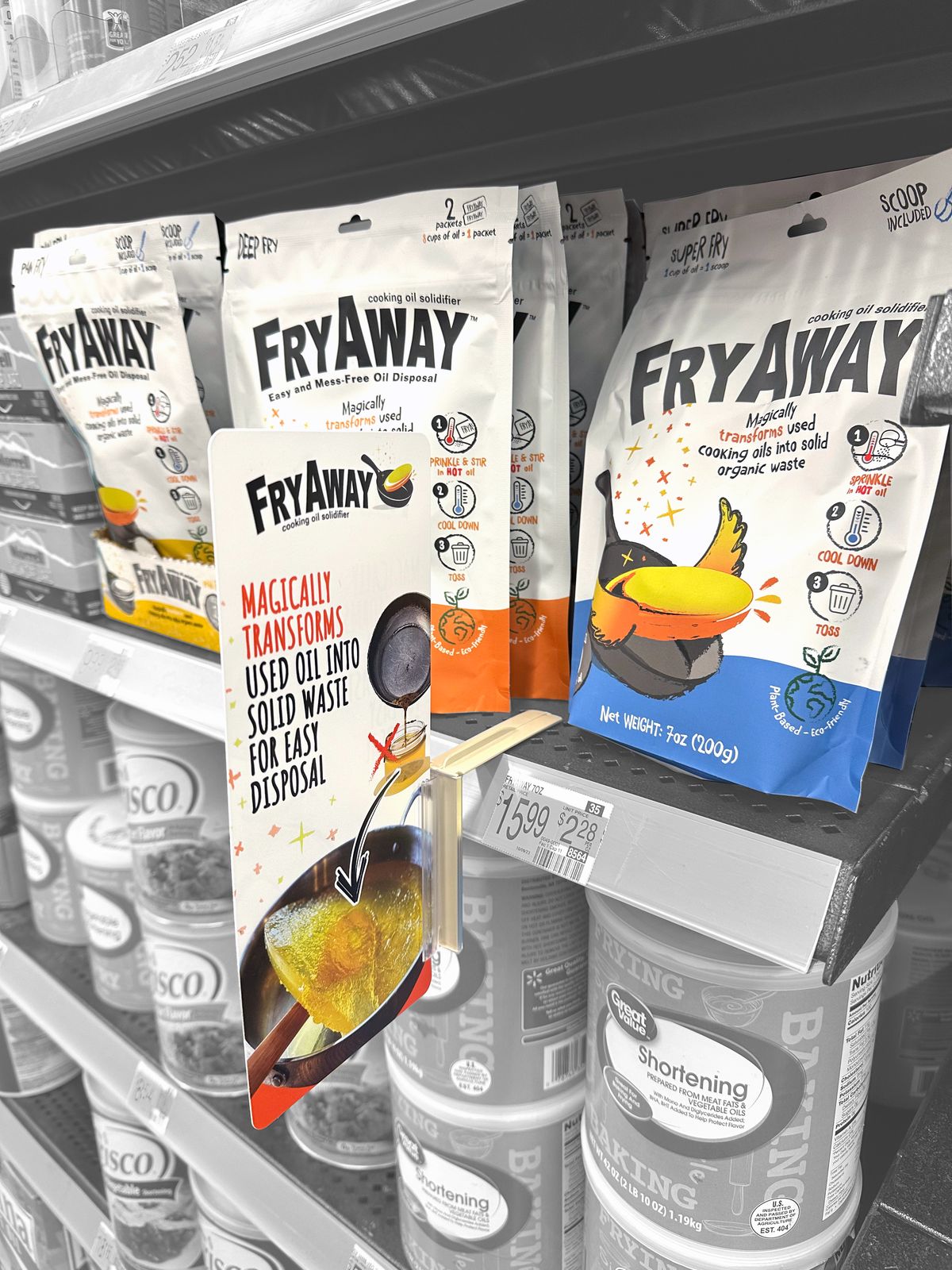 FryAway in a Walmart store
