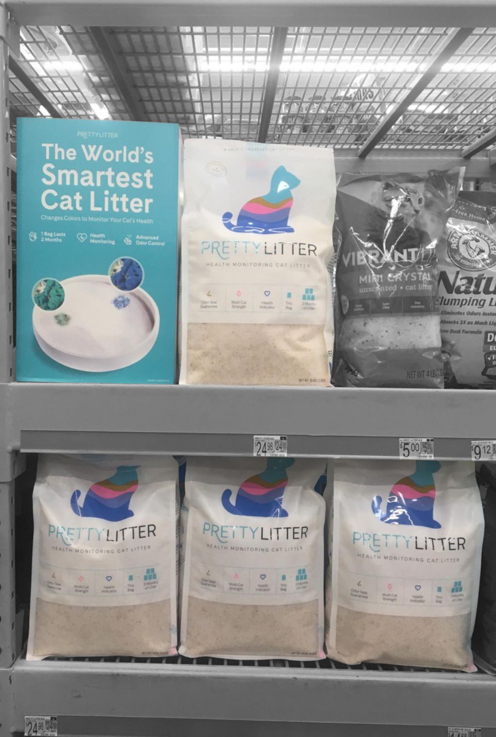 PrettyLitter in a Walmart store